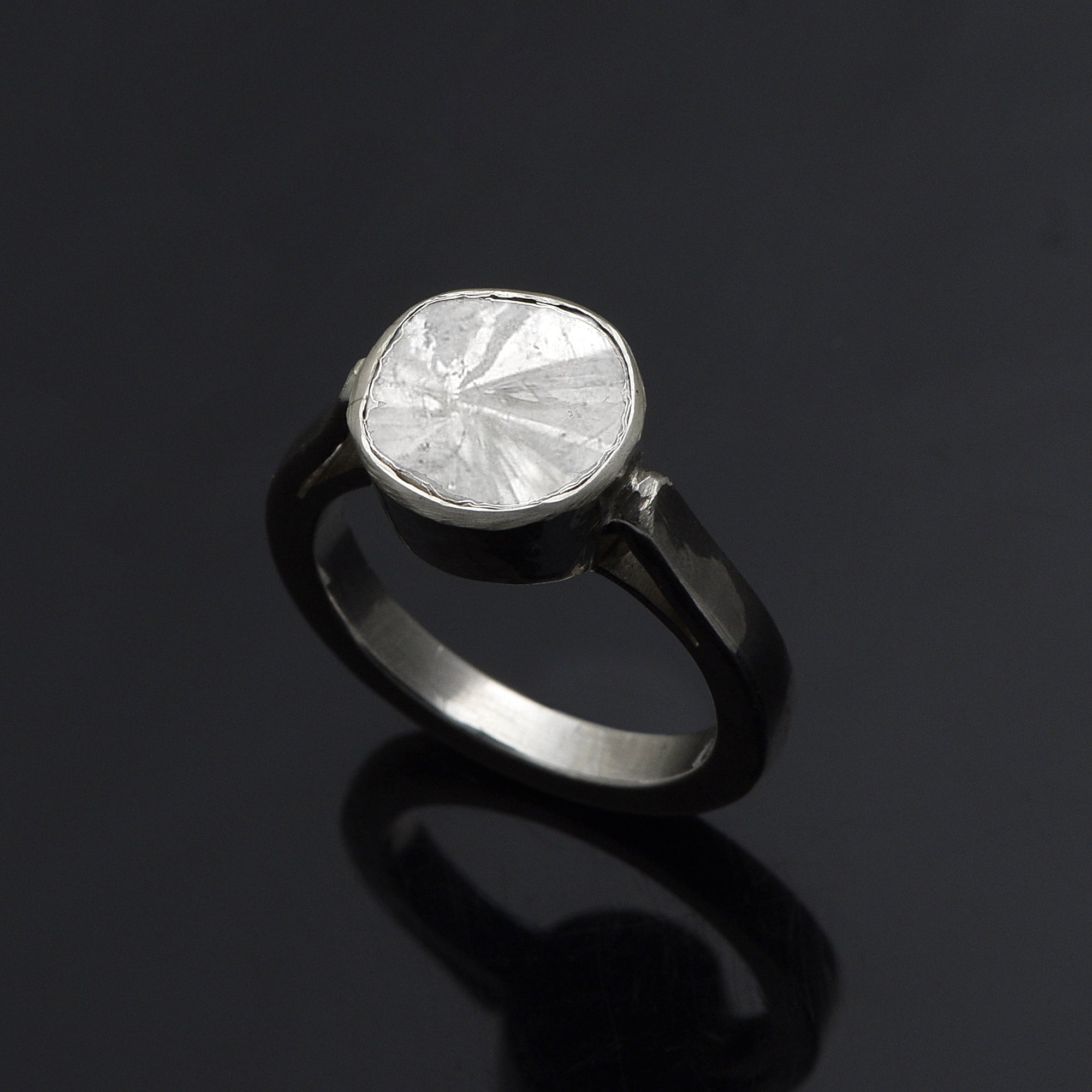 1 CTW Diamond Polki Solitaire Ring