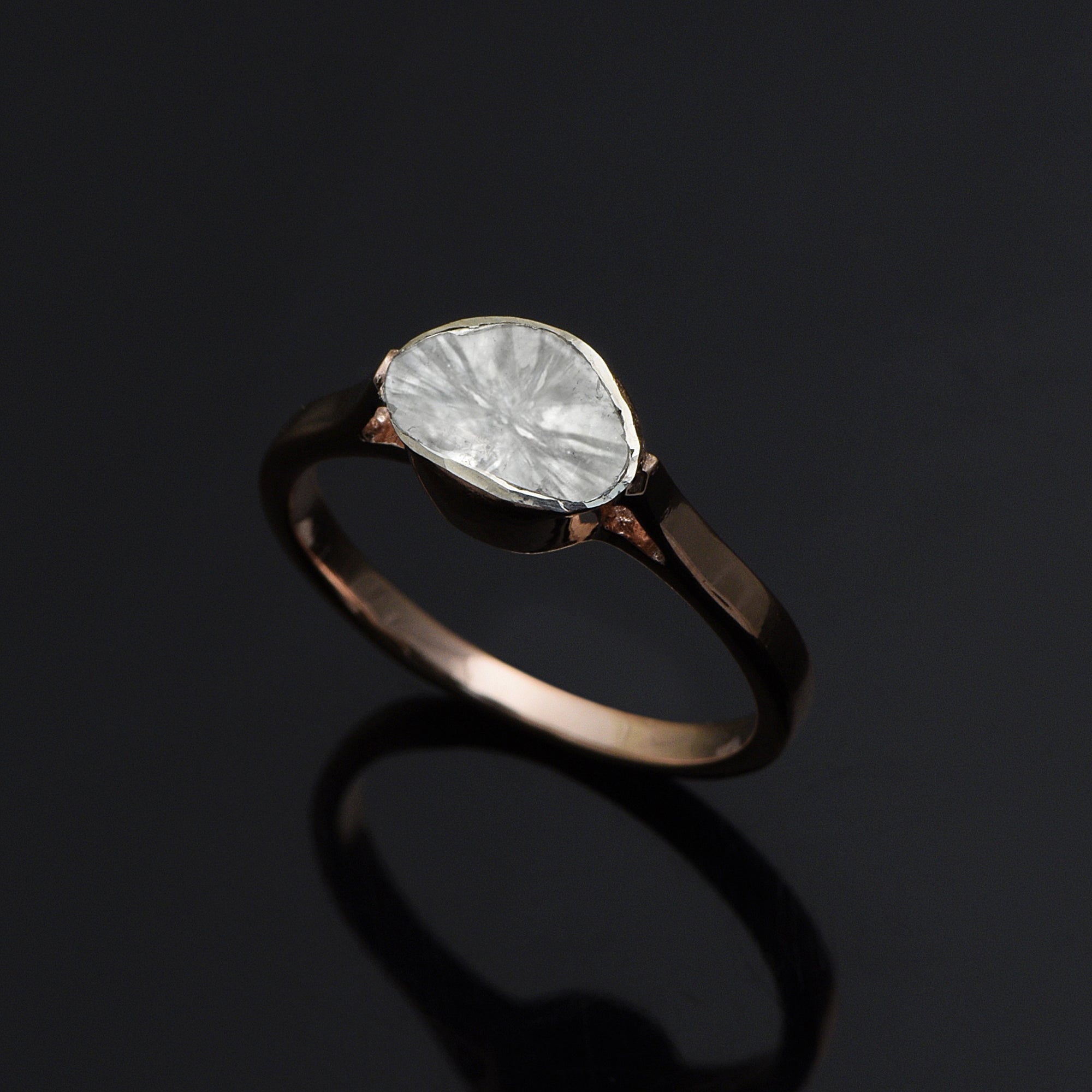 0.50 CTW Diamond Polki Ring