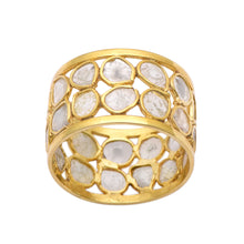 Load image into Gallery viewer, 2 CTW Diamond Polki Band Ring
