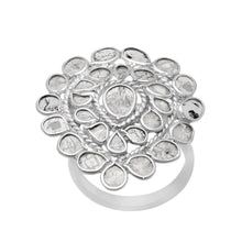 Load image into Gallery viewer, 3 CTW Diamond Polki Ring