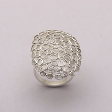 Load image into Gallery viewer, 3 CTW Diamond Polki Cluster Ring