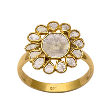 Load image into Gallery viewer, 2.50 CTW Diamond Polki Floral Ring

