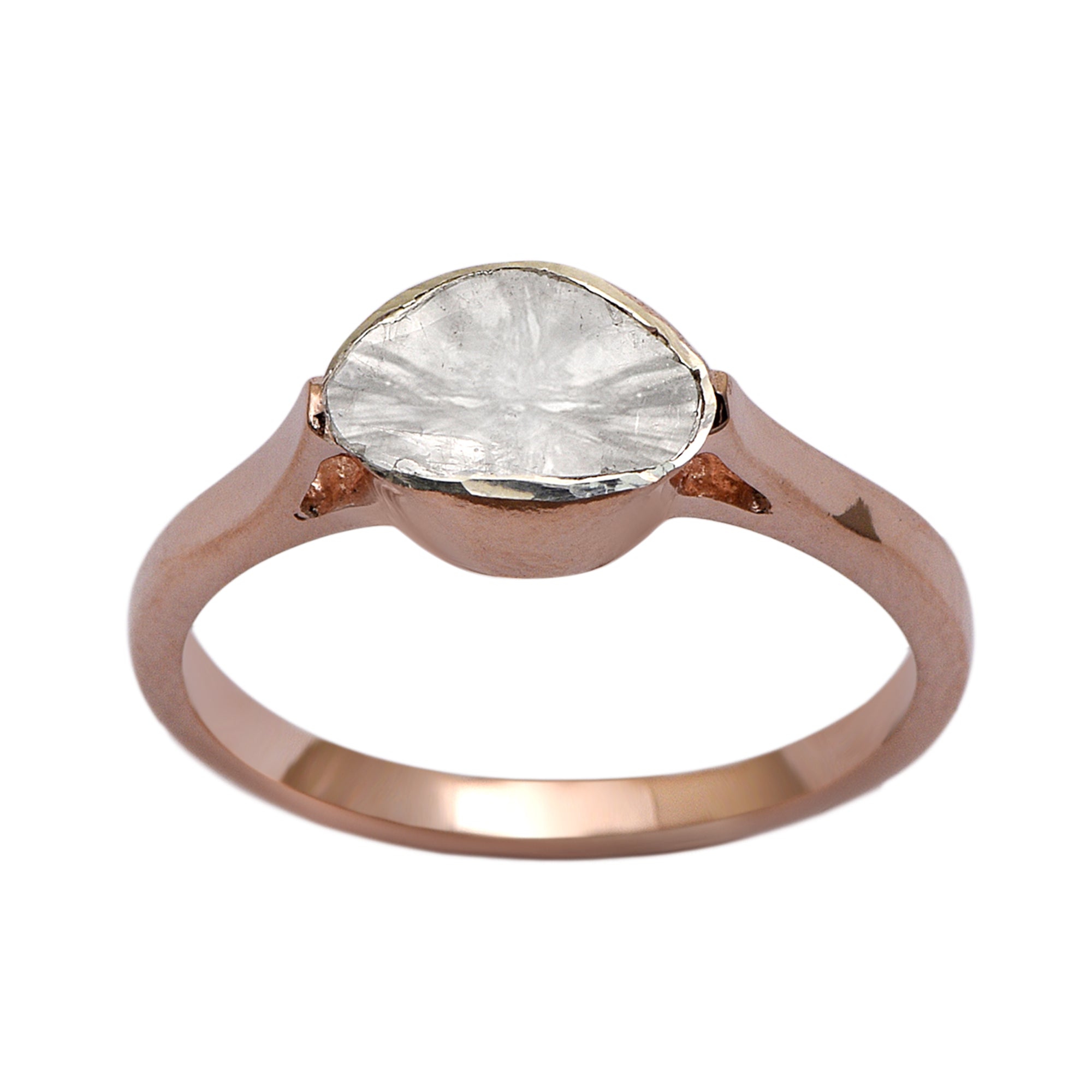 0.50 CTW Diamond Polki Ring