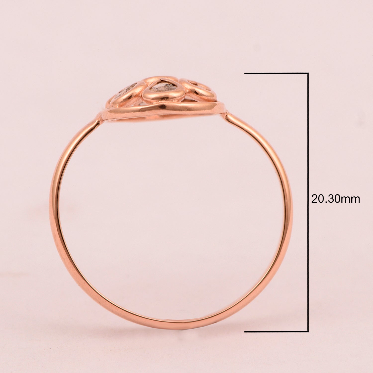 Rose Cut Diamond Ring