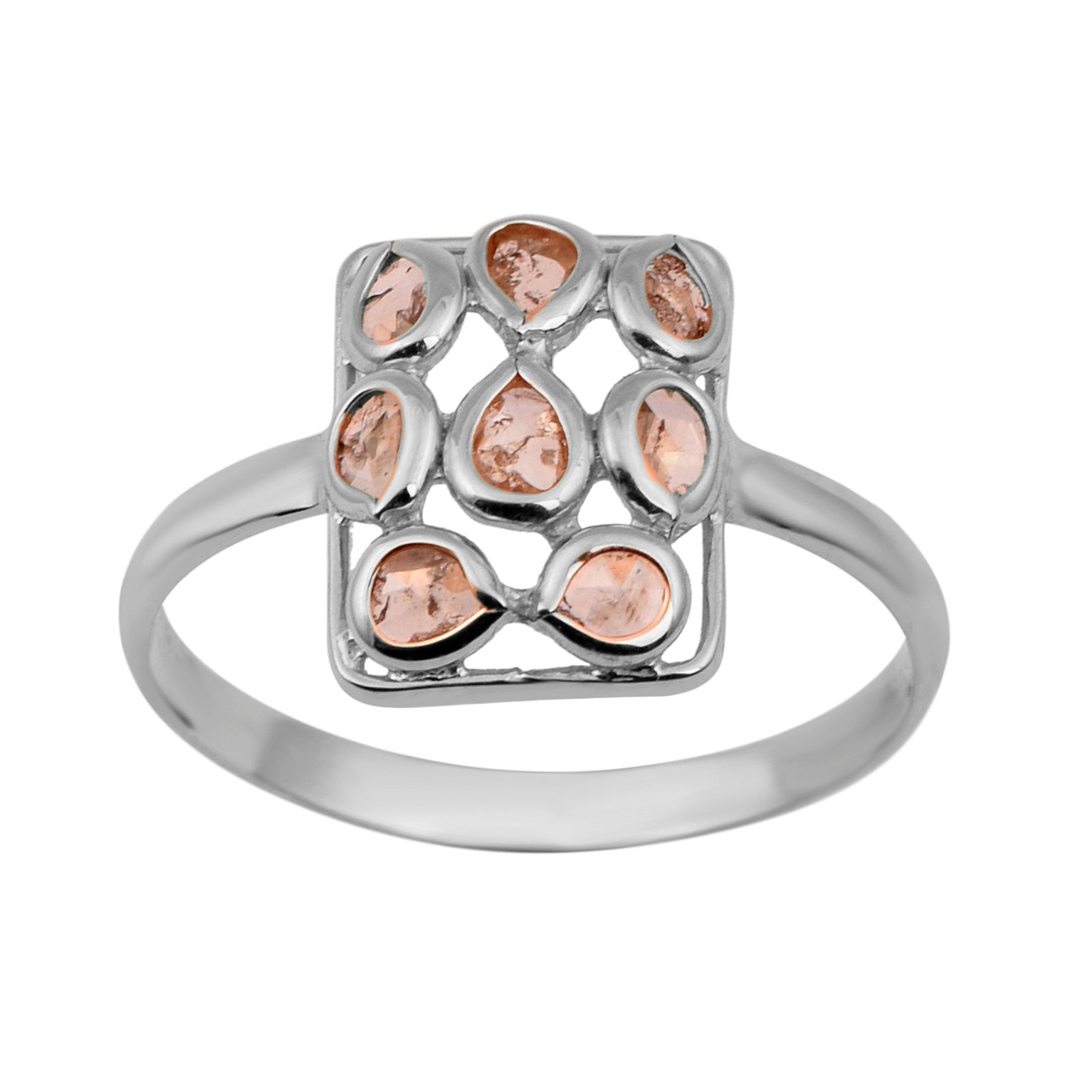 Rose Cut Diamond Ring