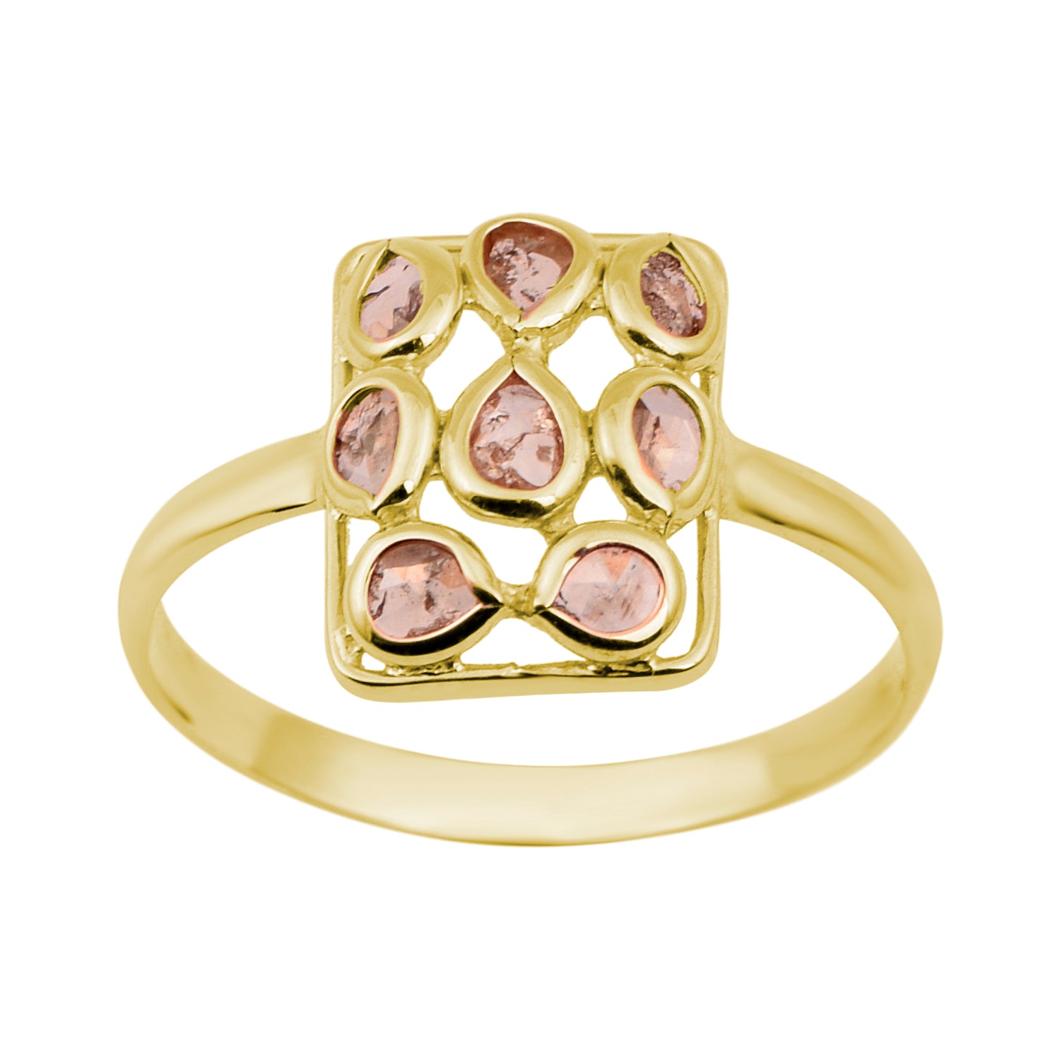 Rose Cut Diamond Ring