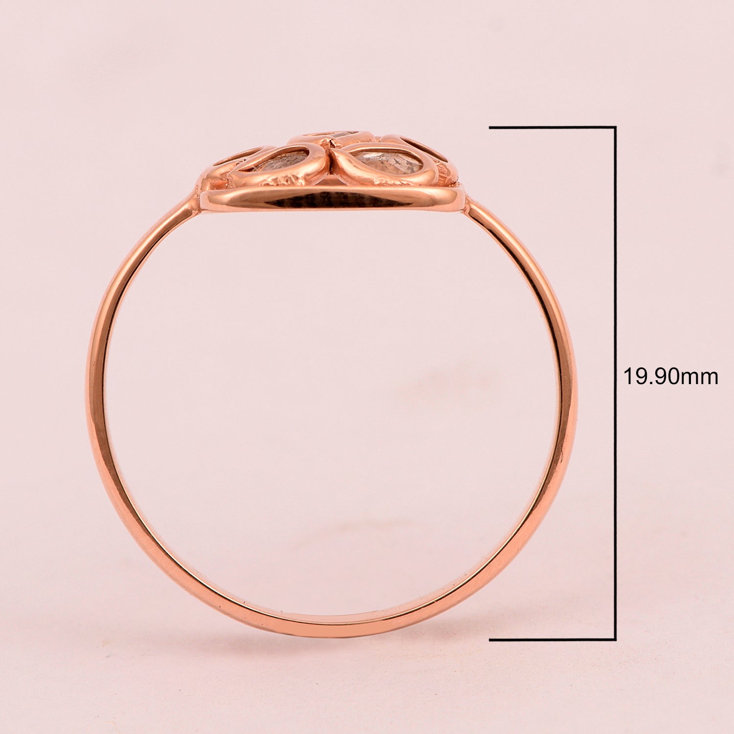 Rose Cut Diamond Ring