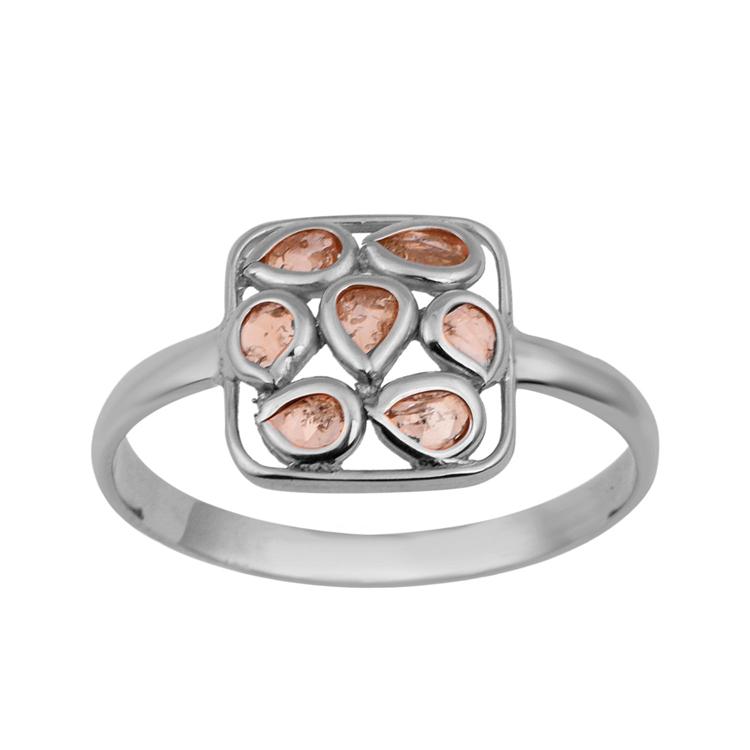 Rose Cut Diamond Ring