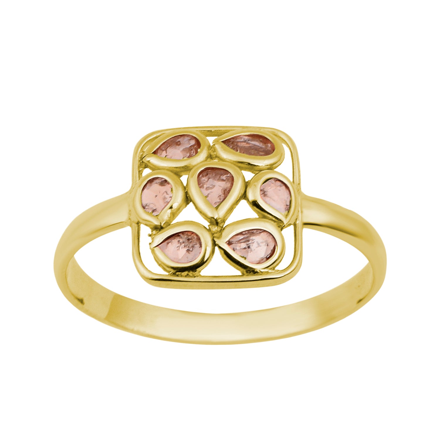 Rose Cut Diamond Ring