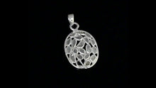 Load and play video in Gallery viewer, 1.00 CTW Diamond Polki Oval Pendant
