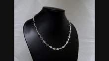 Load and play video in Gallery viewer, 4 CTW Diamond Polki Moonstone Ruby Blue Topaz Necklace