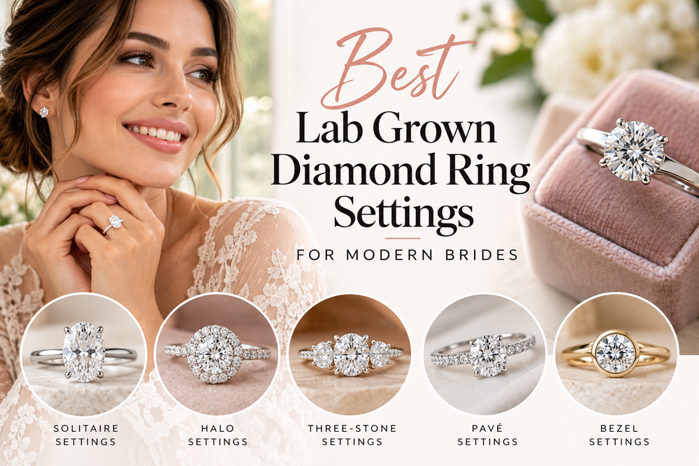 Best Lab Grown Diamond Ring Settings for Modern Brides