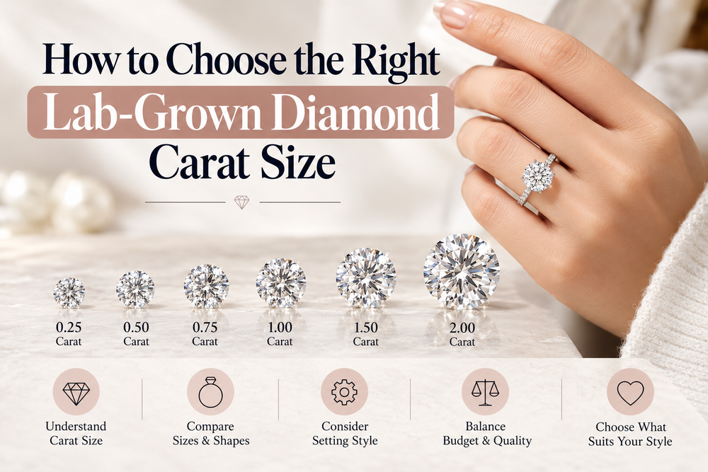 How to Choose the Right Lab-Grown Diamond Carat Size