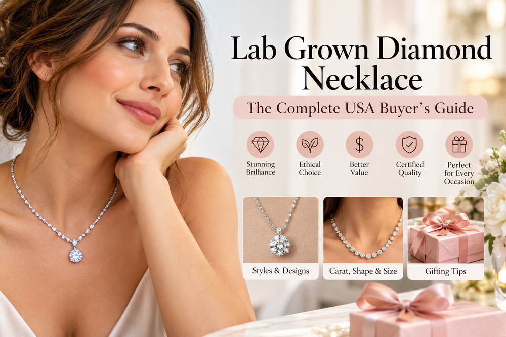 Lab Grown Diamond Necklace: The Complete USA Buyer's Guide