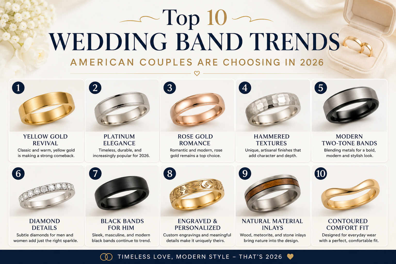  Wedding Band Trends 2026 