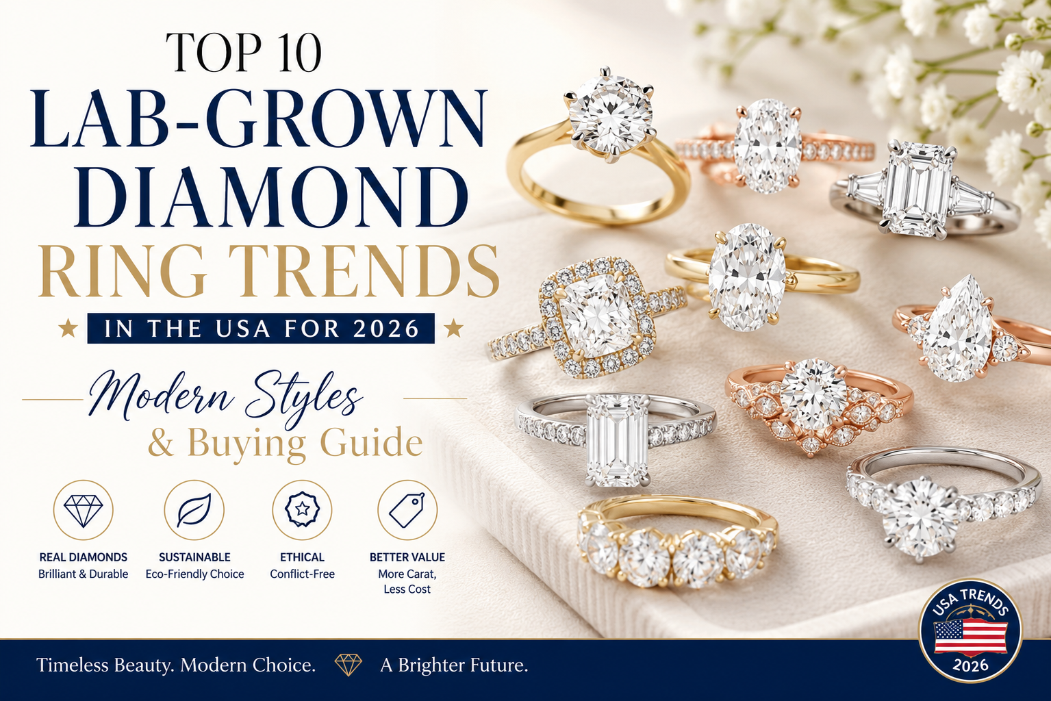  Lab-Grown Diamond Ring Trends in the USA 