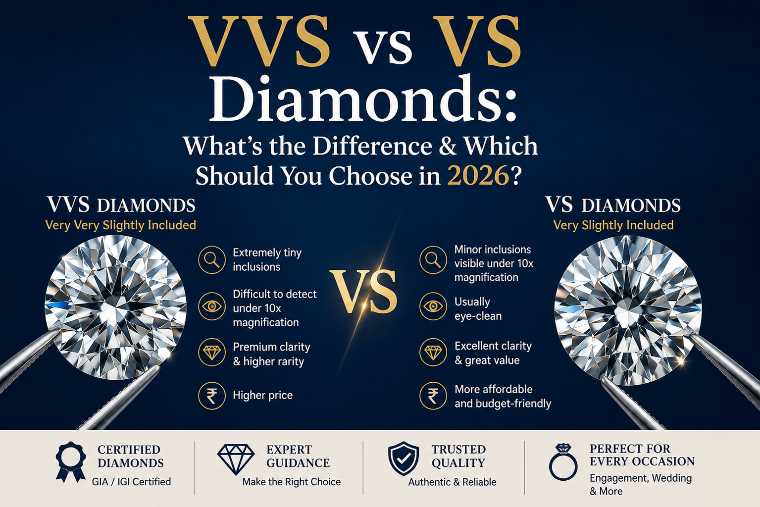 VVS vs VS Diamonds