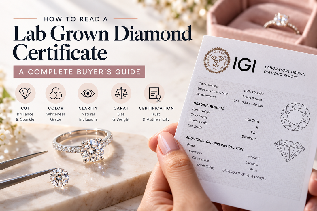 How to Read a Lab Grown Diamond Certificate 2026
