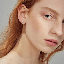 Load image into Gallery viewer, Bar Stud Earrings

