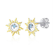 Load image into Gallery viewer, Sun Stud Earrings
