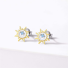 Load image into Gallery viewer, Sun Stud Earrings
