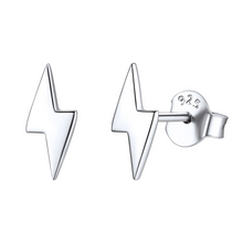 Load image into Gallery viewer, Lightning Bolt Stud Earrings
