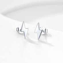 Load image into Gallery viewer, Lightning Bolt Stud Earrings
