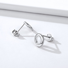 Load image into Gallery viewer, Open Circle Stud Earrings
