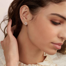 Load image into Gallery viewer, Open Circle Stud Earrings
