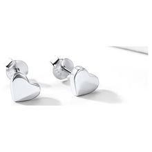 Load image into Gallery viewer, Heart Stud Earrings
