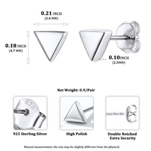 Load image into Gallery viewer, Triangle Stud Earrings
