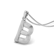 Load image into Gallery viewer, Initial Capital A-E Charm Necklace
