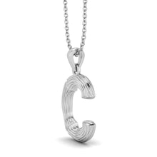 Load image into Gallery viewer, Initial Capital A-E Charm Necklace
