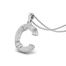 Load image into Gallery viewer, Initial Capital A-E Charm Necklace
