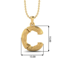 Load image into Gallery viewer, Initial Capital A-E Charm Necklace
