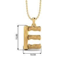 Load image into Gallery viewer, Initial Capital A-E Charm Necklace
