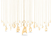Load image into Gallery viewer, Personalized Letter Pendant - Gold Vermeil
