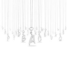 Load image into Gallery viewer, Personalized Letter Pendant - Sterling Silver
