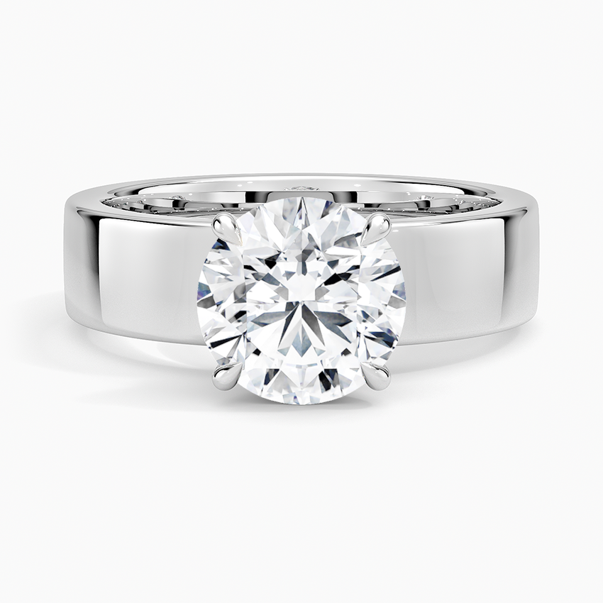 Diamond Solitaire Men's Engagement Ring
