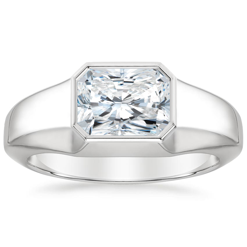 Haiden Bezel Diamond Men's Wedding Ring