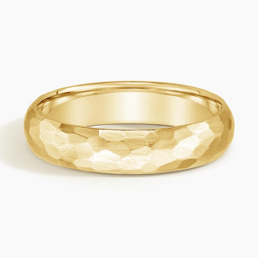 Canyon 5mm Wedding Ring in 18K Yellow Gold