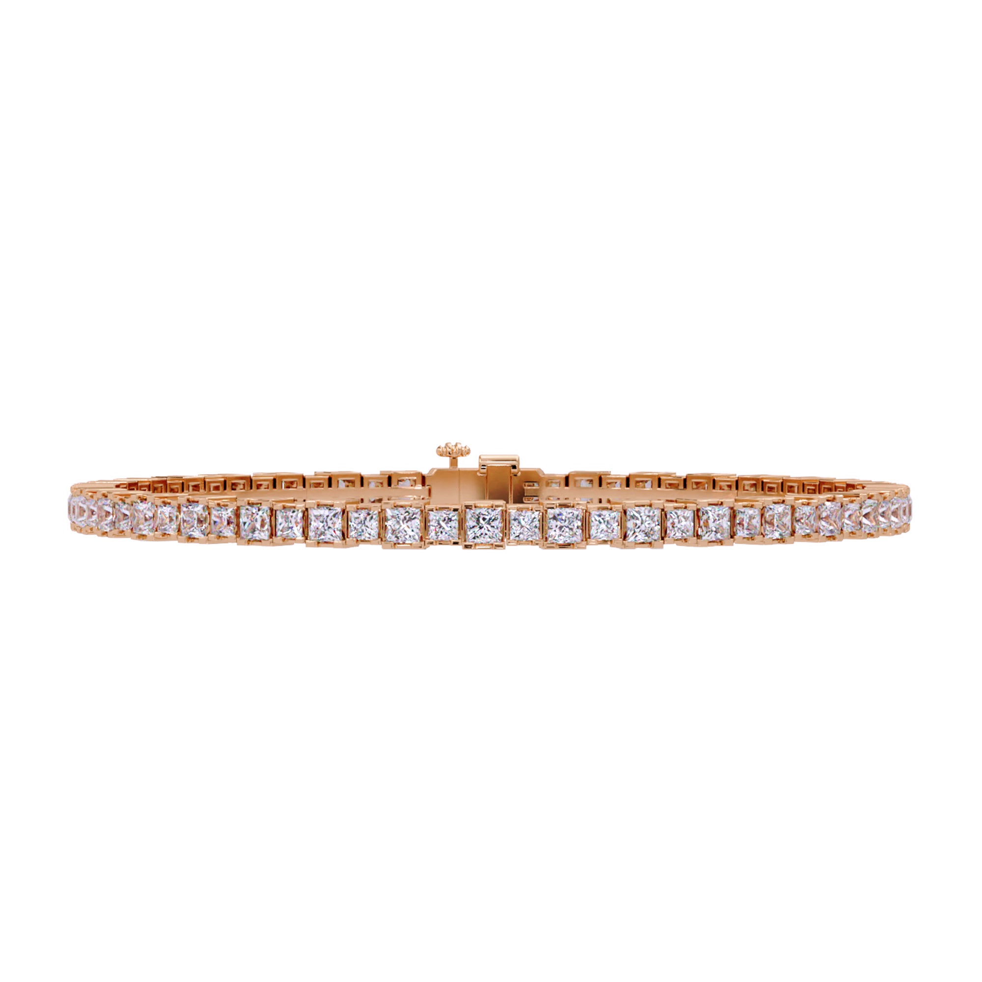 Lab Grown Diamond 5.30 CTW Tennis Bracelet-925 Sterling Silver