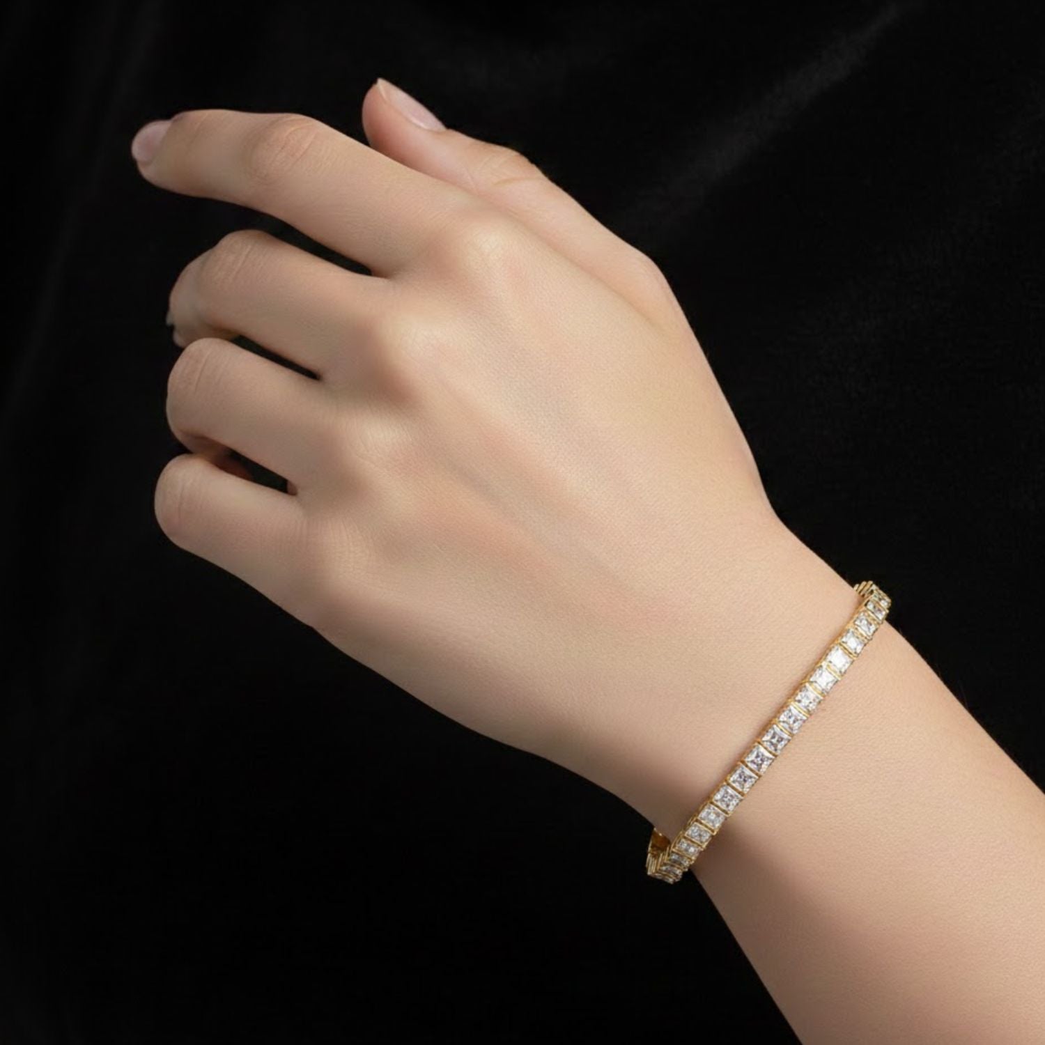 Lab Grown Diamond 5.30 CTW Tennis Bracelet-925 Sterling Silver