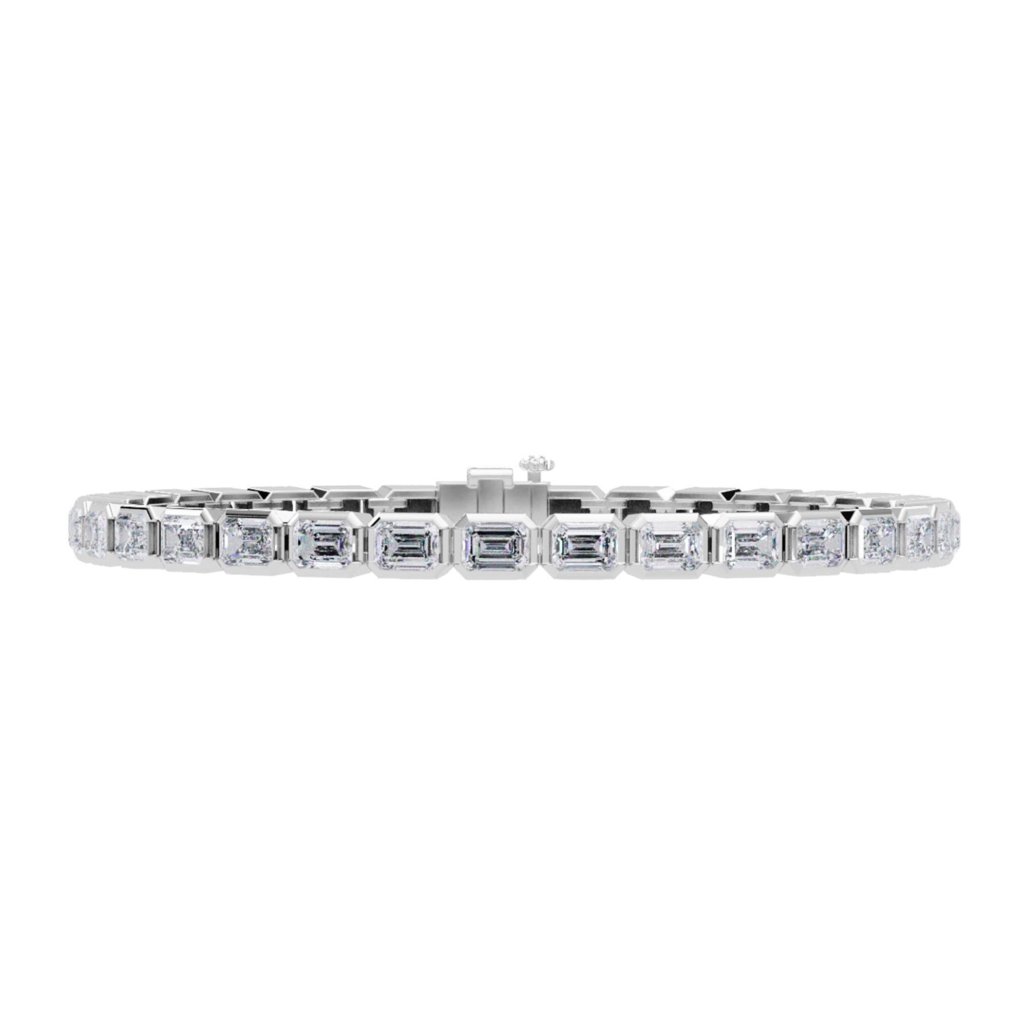 Lab Grown Diamond 9.50 CTW Tennis Bracelet-925 Sterling Silver