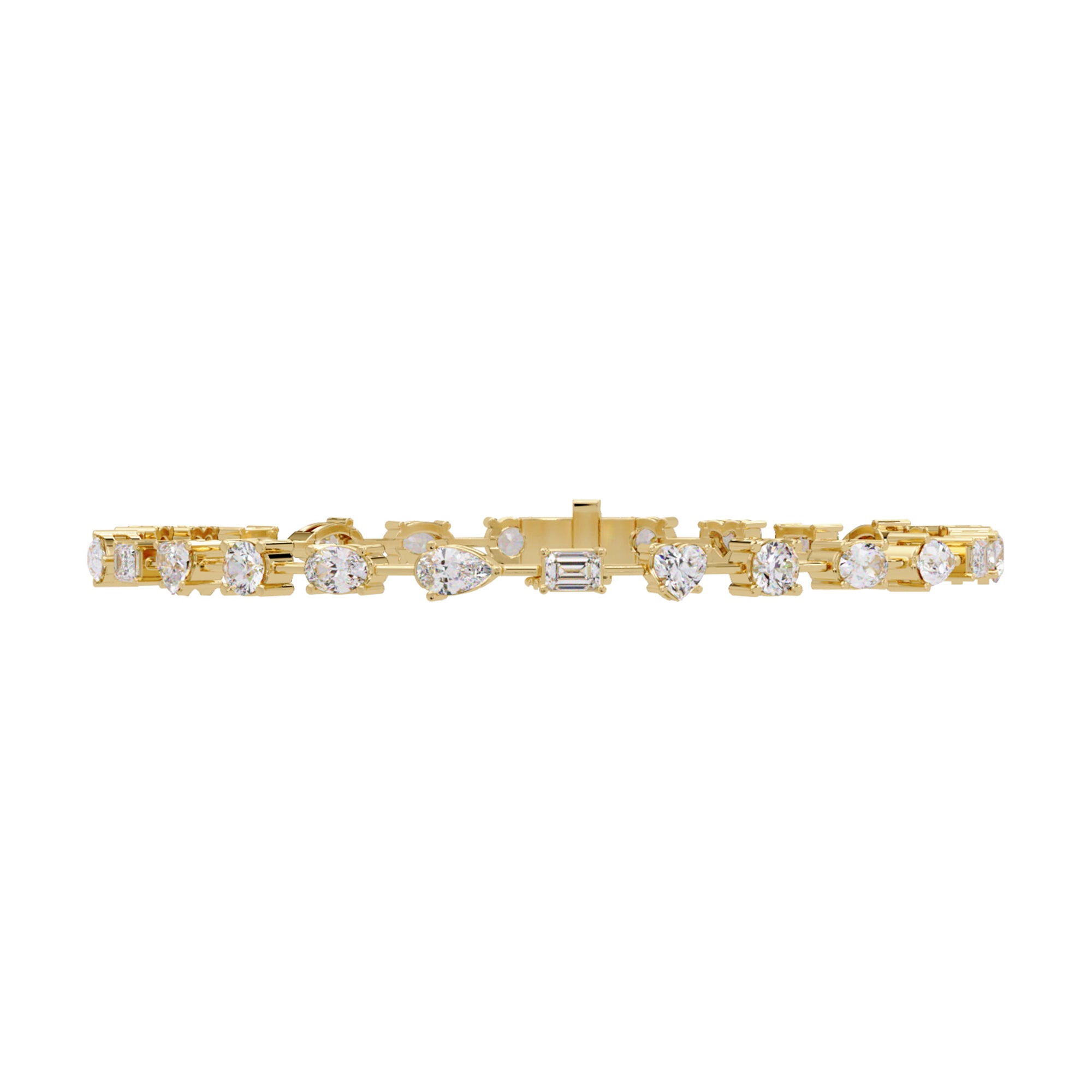 Lab Grown Diamond 4.00 CTW Bracelet-925 Sterling Silver