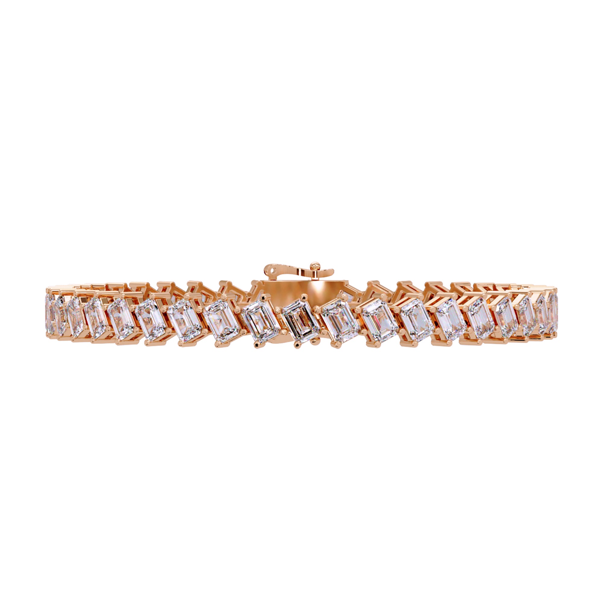 Lab Grown Diamond 8.50 CTW  Bracelet-925 Sterling Silver