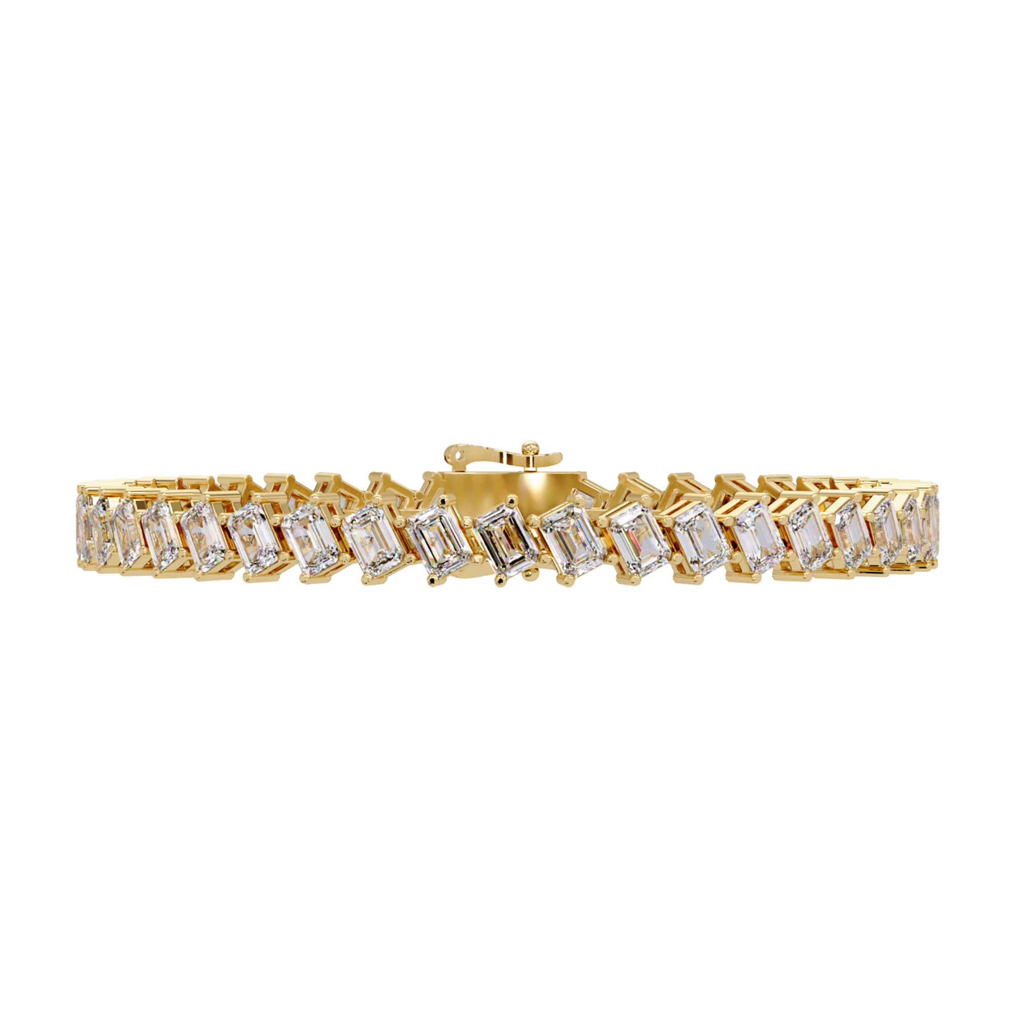 Lab Grown Diamond 8.50 CTW  Bracelet-925 Sterling Silver