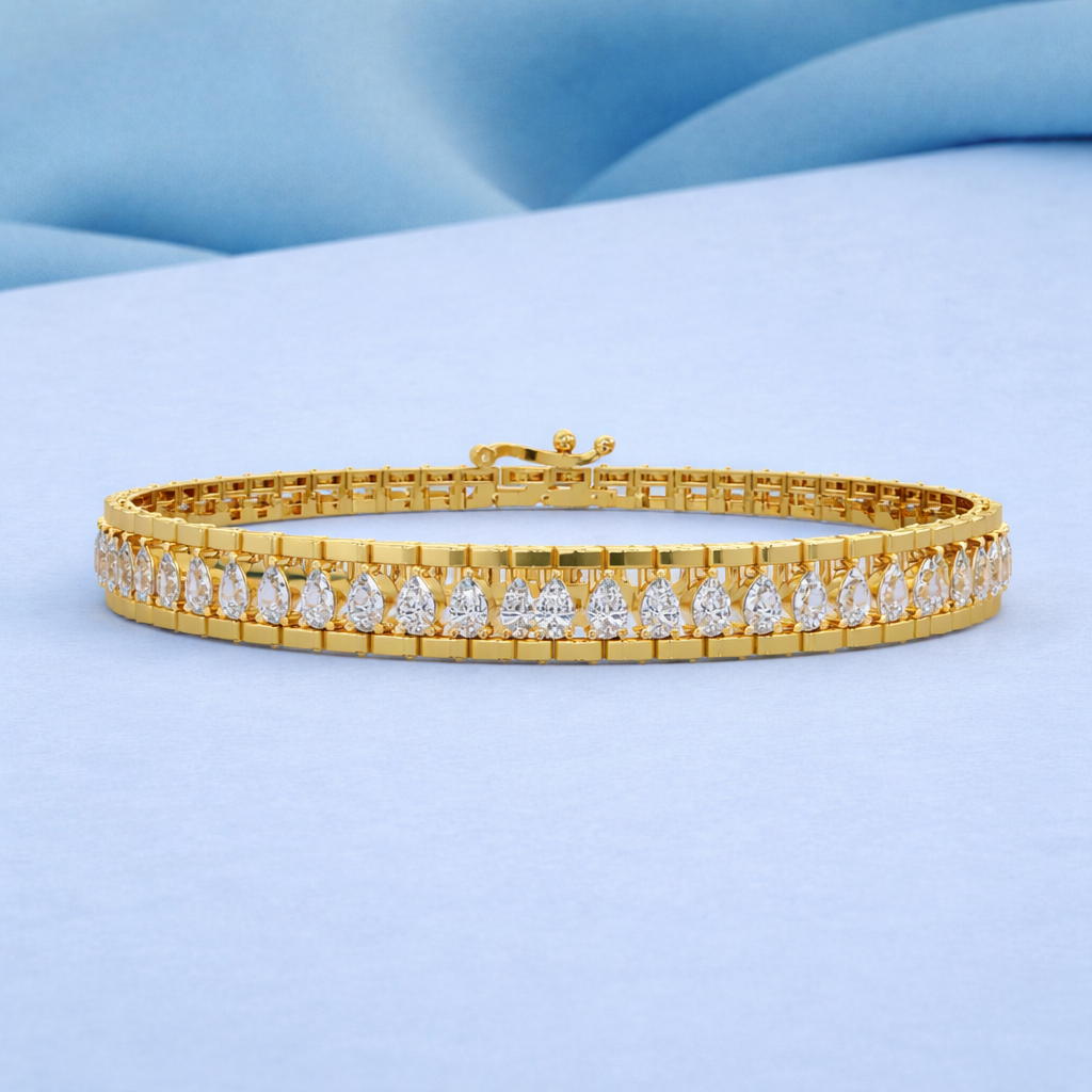 Lab Grown Diamond 6.00 CTW Double-Row Tennis Bracelet -925 Sterling Silver