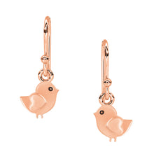 Load image into Gallery viewer, Charming Bird Dangle Earrings - Sterling Silver
