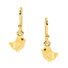 Load image into Gallery viewer, Charming Bird Dangle Earrings - Sterling Silver
